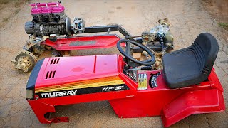 4wd 110Hp Ultimate Racing Mower Gets TRUE 4x4 Part 2 [upl. by Bellew]