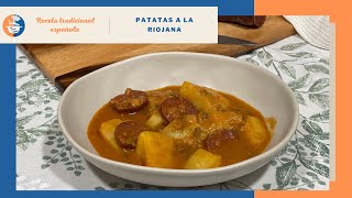 COMO HACER PATATAS A LA RIOJANA la receta tradicional española [upl. by Rosamond]