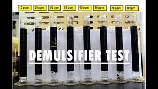 Demulsifier Lab Bottle Test Petroleum [upl. by Dat670]