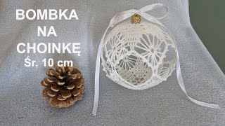 Bombka na choinkę Christmas tree bauble Adorno de árbol de Navidad Średnica 10 cm [upl. by Sewoll342]