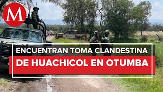 Movilización por toma clandestina en Otumba Estado de México [upl. by Ahtram]