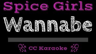 Spice Girls • Wannabe CC Karaoke Instrumental Lyrics [upl. by Oicatsana856]