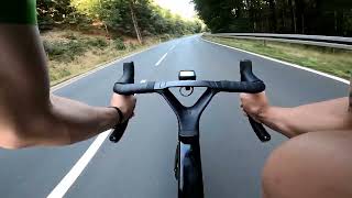 Feldberg road bike downhill  first time on Cervelo S5 [upl. by Ecnaiva]