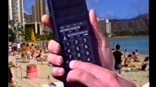 The technophone — early cell phone — Australian TV Ad — 1990s — Retro early Vintage mobile [upl. by Pardner]