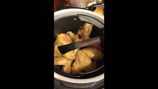 Ninja Foodi Air fryer Wings with the “Bald Foodi” air fryer [upl. by Akinam33]