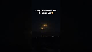 They hovered for 10 minutes disappearing and reappearing and making formations aliens viralvideo [upl. by Ellita]