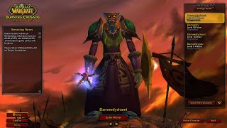 Resto Shaman TBC  The Journal of Valzareq Portends of War [upl. by Htebazileharas]