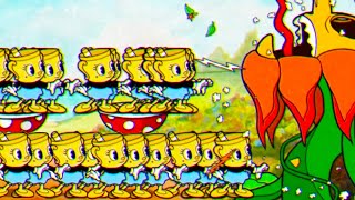 Cuphead  DLC  All Bosses with Ms Chalice Army [upl. by Enogitna]