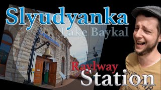 Lake Baykal Slyudyanka Slyudyanka Railway Station Siberia Russia Full HD [upl. by Sanalda630]