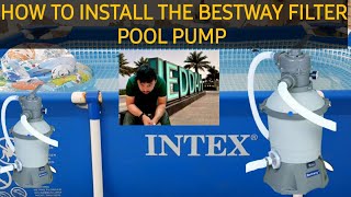 How to install the Bestway filter pool pump [upl. by Lita298]