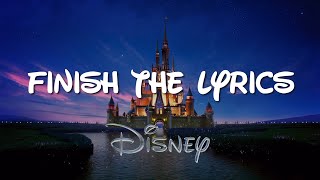 Finish The Lyrics 2  Disney  SWEDISH [upl. by Sitrik]