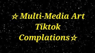 ☆ MultiMedia Art Tiktok Compilation ☆ Drawings Knitting Kandi and more [upl. by Eel]