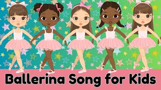 Ballerina Dance Song for Kids – Let’s Twirl and Spin [upl. by Assirrac373]