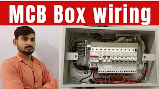 MCB Box Complete Wiring Connection 💯  MCB Kitne Prakar ke Hote Hai  Mcb Wiring Kaise Karen [upl. by Irap]