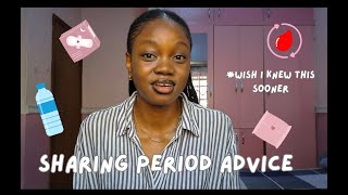 PERIOD TIPS ID GIVE TO A FIRST TIMER ✨🛁🧼✨ Sharing some advice for that time of the month 📍 [upl. by Marigolde]