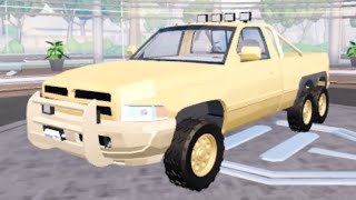 Roblox  Car Crushers 2  Dodge Ram TRex 6x6 [upl. by Gabby]