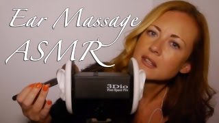 § Binaural ASMR Ear Massage amp Ear Brushing § [upl. by Wilmer]