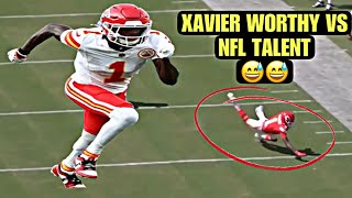 How “Rookie” Xavier Worthy looked vs NFL Talent  2024 Preseason Highlights Kansas Chiefs [upl. by Worl559]