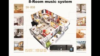 BSPH best multiroom music systemmultizone audio amplifierpa systemBMG systems [upl. by Batruk]