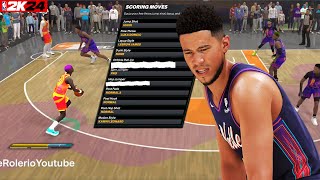 This NEW Dribble Pull Up Has My 98 Midrange SG TORCHING The REC In SEASON 5 Of NBA 2k24 [upl. by Ul]