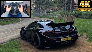 McLaren P1  Forza Horizon 5  Thrustmaster TX Steering Wheel Gameplay [upl. by Marne]