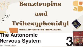 Benztropine and trihexyphenidyl  Cholinergic Antagonists  Pharmacology Lippincott Reviews [upl. by Annavahs]