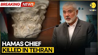 Hamas chief Ismail Haniyeh killed in Tehran IRGC  Latest News  WION [upl. by Renaxela847]