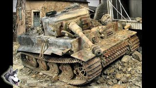 How to make a realistic 148 scale Tiger I WWII diorama [upl. by Ary]