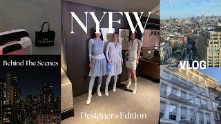 NYFW Unfiltered Our first fashion show as designers BTS Vlog [upl. by Catto]