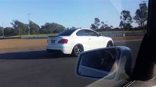 BMW 135i Tuned vs Mercedes C63 [upl. by Aridaj]