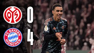 Musiala hattrick takes us to next round  Mainz 05 vs FC Bayern 04  DFBPokal Highlights [upl. by Warrenne259]