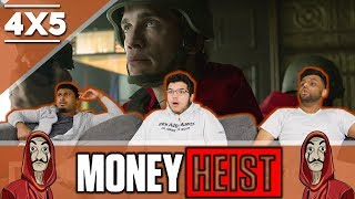 La Casa De Papel Money Heist  4x5 quotminutos antesquot REACTION  REVIEW [upl. by Ehttam]