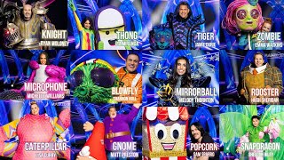 ALL UNMASKED PERFORMANCES SEASON 4 MASKED SINGER [upl. by Pearlstein]