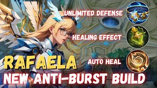 TARGET LOCK RAFAELA BUT IM IMMORTAL  RAFAELA BEST BUILD 2024  MOBILE LEGENDS [upl. by Airtal]