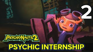 2 Psychic Internship Let’s Play Psychonauts 2 PC w GaLm [upl. by Noraed]