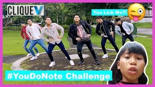 YouDoNoteChallenge by Clique V Cassie Di Ka Muna Papasok Sa Iskul [upl. by Yehudi]