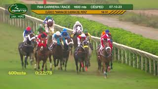 Hipódromo de Monterrico  7ma Carrera 07 OCTUBRE 23 [upl. by Kristi]