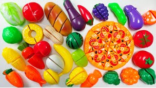 ASMR Cutting Fruits and Vegetables  Satisfying Video  Fruit Sensory  Squishy amp Pop it [upl. by Alwin]