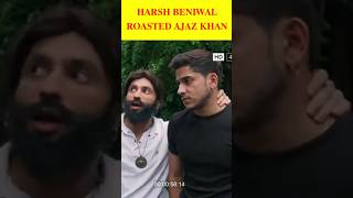 Harsh Beniwal and Purav Jha ROASTED Ajaz Khan  Puravjha trending shorts [upl. by Trebmer739]