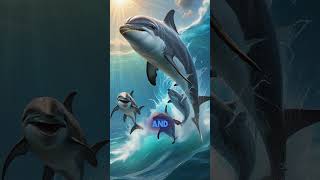 Shark vs Dolphin Teamwork Triumphs OceanBattle SharkVsDolphin MarineLife AnimalShowdown [upl. by Borlow912]