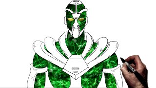 How To Draw Hierophant Green  Step By Step  JoJos Bizarre Adventure [upl. by Cowley]