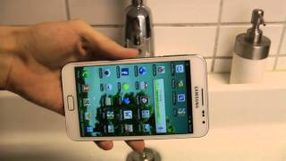 Samsung Galaxy Note Water Test [upl. by Naleag]