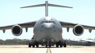 Arrival of the sixth C17A Globemaster Aircraft [upl. by Eleinad]