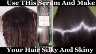 Keune defrizz hair serum review How To Use At And Get Shiny Silky Soft And Smooth Hair [upl. by Irehj183]