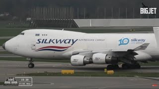 747 Trio at Amsterdam Schiphol [upl. by Felic56]