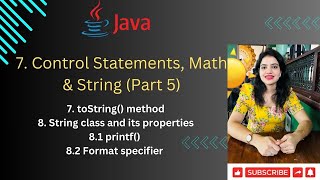 Lec 7Part 5  toString Method  String Class  Properties of String Class explained with example [upl. by Razec]