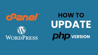 How To Update PHP Version in cPanel WordPress Website 2024 [upl. by Ailet]