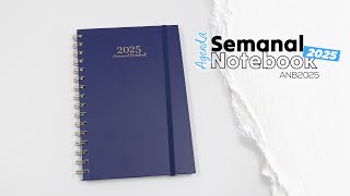 Agenda Semanal Notebook 2025  ANB2025 [upl. by Daffy]