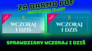 Wczoraj i dziś sprawdziany za darmo [upl. by Gaskill460]