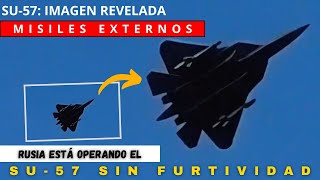 Su57 flagrado con misiles externos en Ucrania ¿Por qué Rusia compromete su furtividad [upl. by Christi]